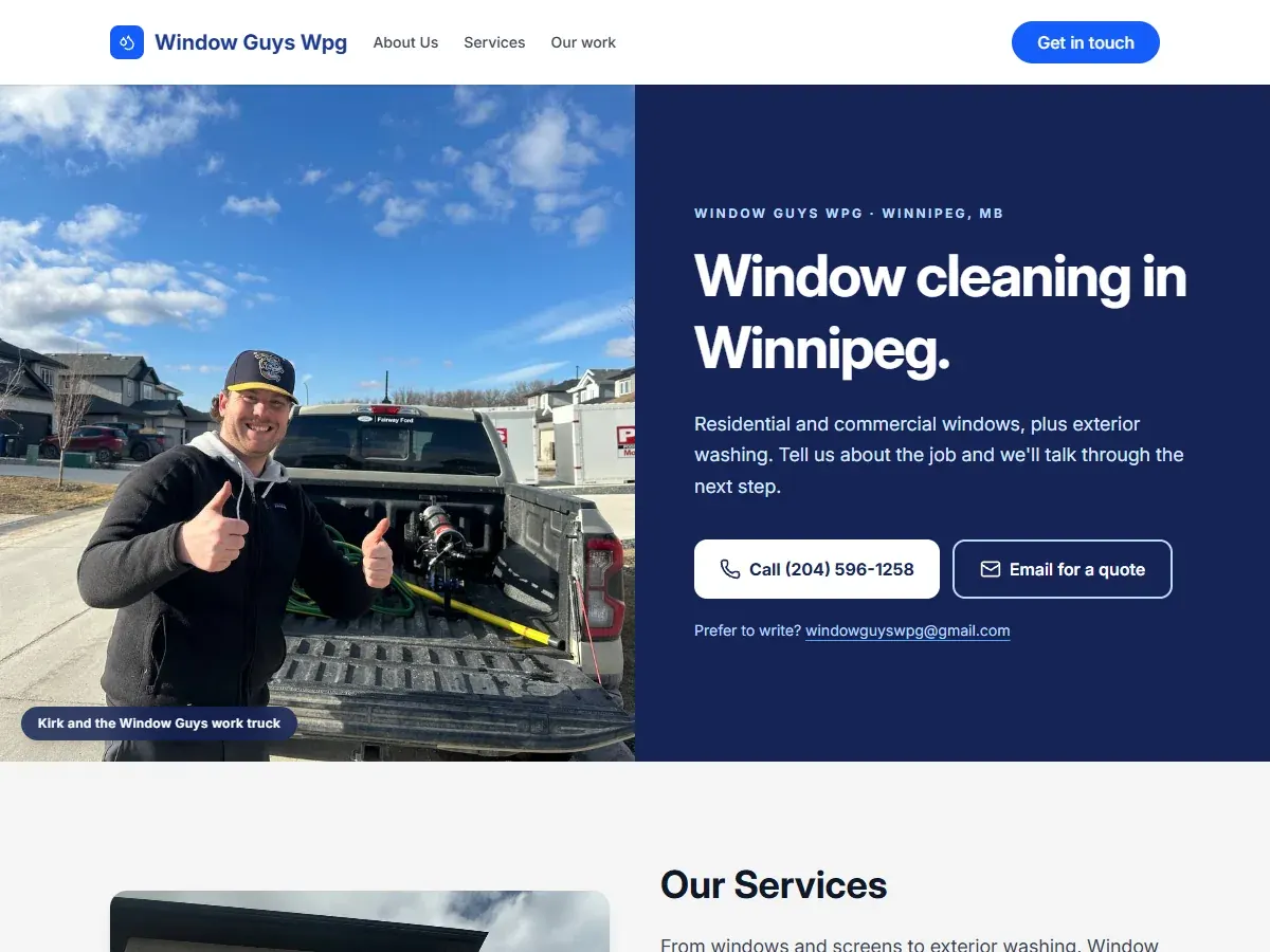 Window Guys Winnipeg project preview